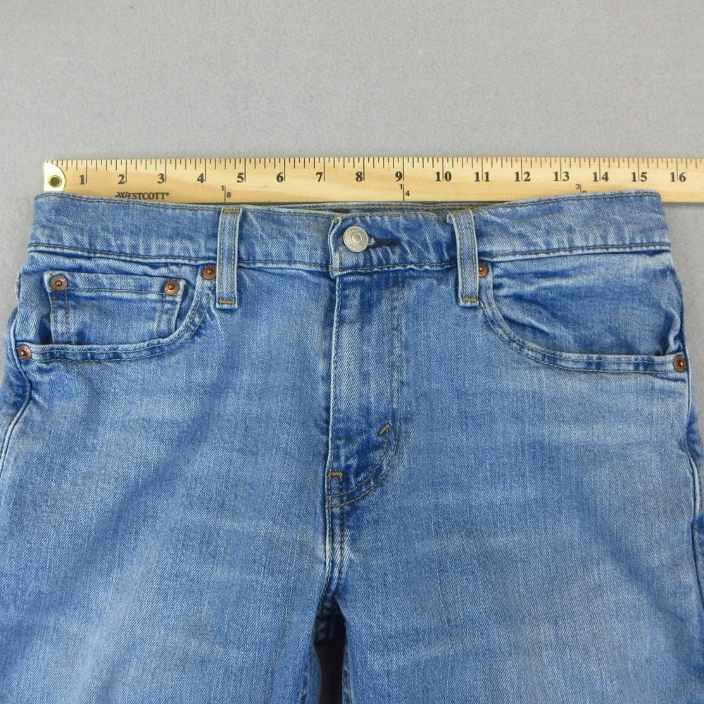 Levis 512 Jeans Mens 30x30 (Actual 30x28) Slim Taper Light Blue Denim Stretch